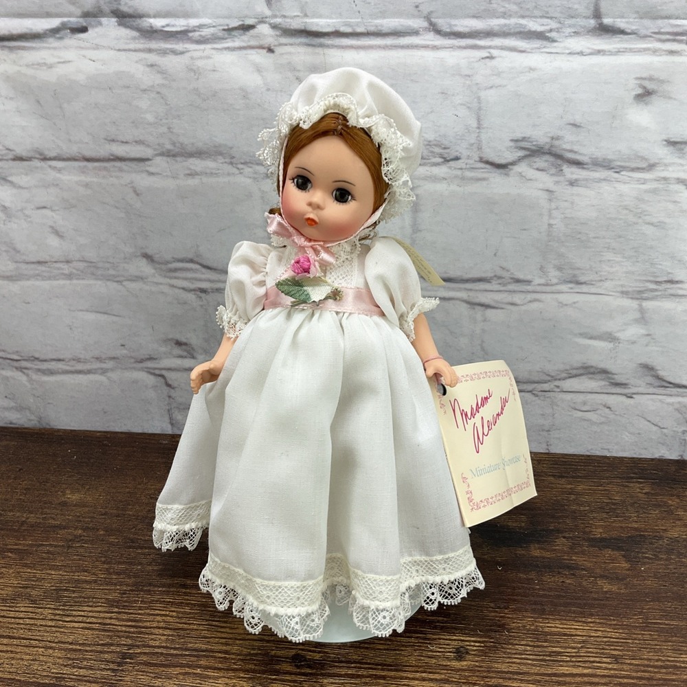 Madame‎ Alexander 8" Doll Little Nanny Etticoat 428 Box Stand & Tag